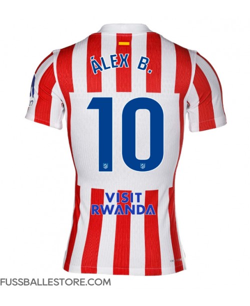 Günstige Atletico Madrid Alex Baena #10 Heimtrikot 2025-26 Kurzarm Günstige Atletico Madrid Alex Baena #10 Heimtrikot 2025-26 Kurzarm